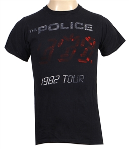 Michael Jackson Owned & Worn The Police Vintage 1982 Ghost in the Machine Tour Shirt (Cascio)