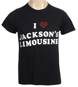 Michael Jackson Owned & Worn “I Love Jackson’s Limousine” T-Shirt (Cascio)