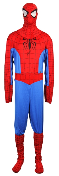 Stan Lee Signed Authentic Marvel Spiderman Costume