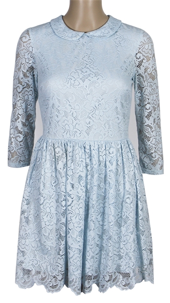 Taylor Swift Owned and Worn Blue Lace Dress