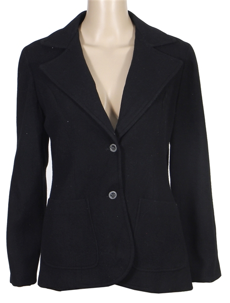 Stevie Nicks Owned & Worn Black Tuxedo-Style Blazer