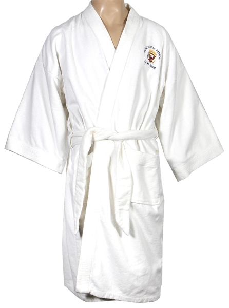 President Barack Obama and First Lady Michelle Obama Worn Camp David Bathrobes