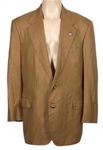 President George W. Bush Owned and Worn Custom Brown Jacket