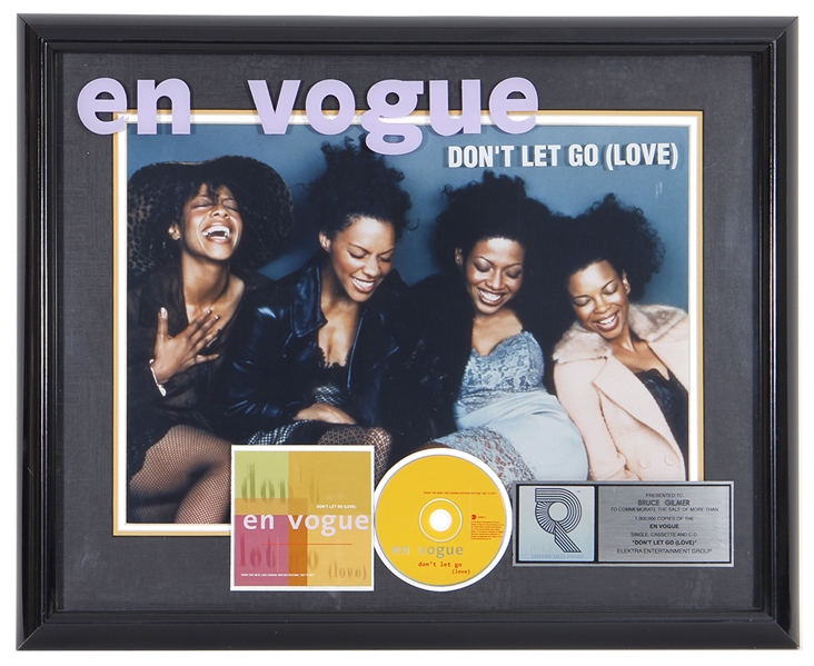 En Vogue RIAA Certified Sales Record Award For “Don’t Let Go (Love)”