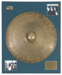 The Beatles 1960 Pete Best’s Zildjian Ride Cymbal From The First Beatles Drum Kit - Used by Paul McCartney & Ringo Starr on Stage and on Hamburg Auditions, Decca Auditions and “Love Me Do” Recordings