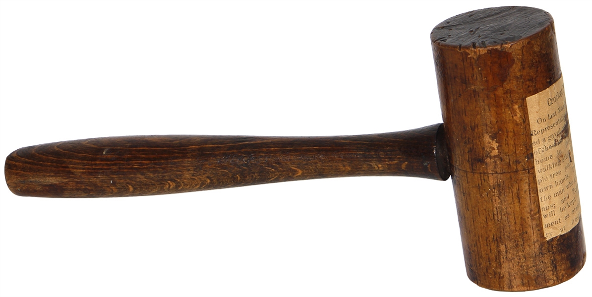 Davy Crockett’s Personal Gavel