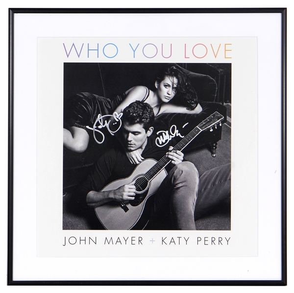 Katy Perry & John Mayer Signed “Who You Love” 12 Inch Single