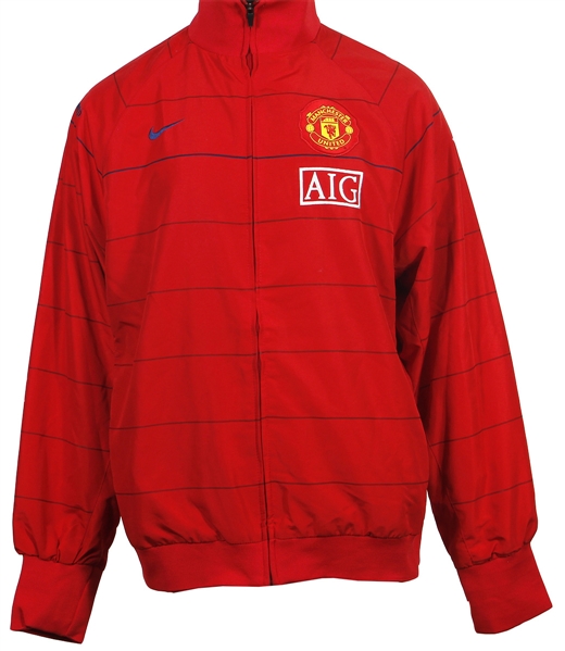 Cristiano Ronaldo Match Worn Warm-Up Manchester United Jacket