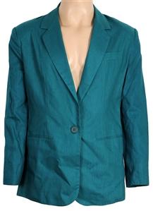 Michael Jackson Owned & Worn Adolfo Teal Jacket (Cascio)