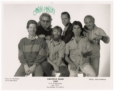 The Grateful Dead Jerry Garcia Signed Promotional Photograph (JSA & REAL)