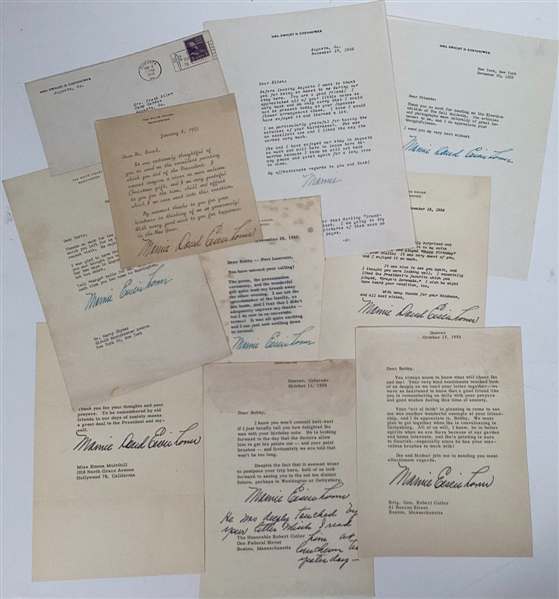 First Ladies Eleanor Roosevelt and Mamie Eisenhower Signed Letters (37)