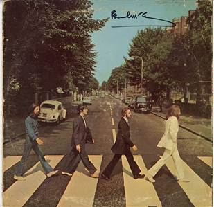 Paul McCartney Signed “Abbey Road” Album (Perry Cox)