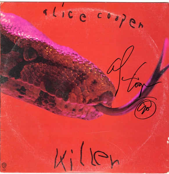 Alice Cooper Signed “Killer” Album