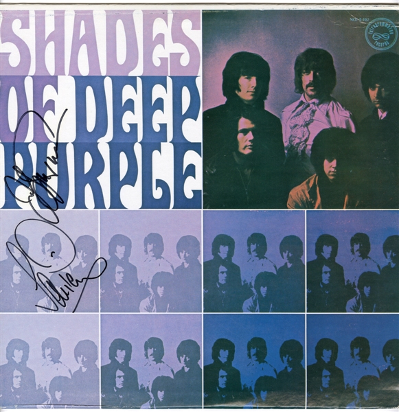 Deep Purple Joe Lynn Turner & Ian Paice Signed “Shades of Deep Purple” Album