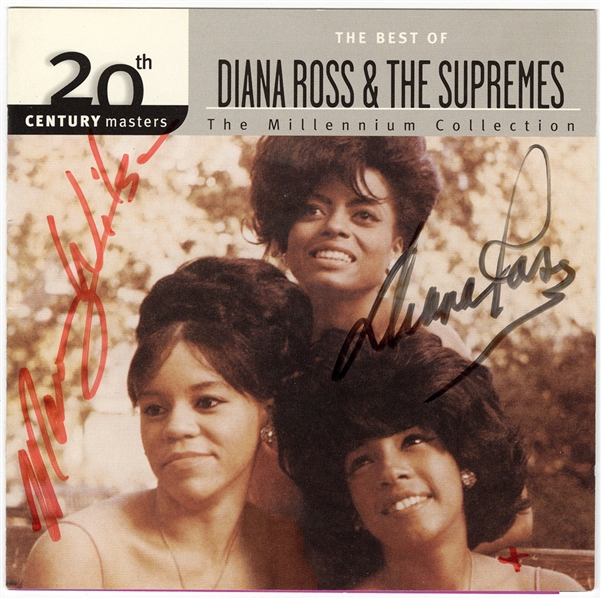 Diana Ross & The Supremes Signed "Best of" CD (2)