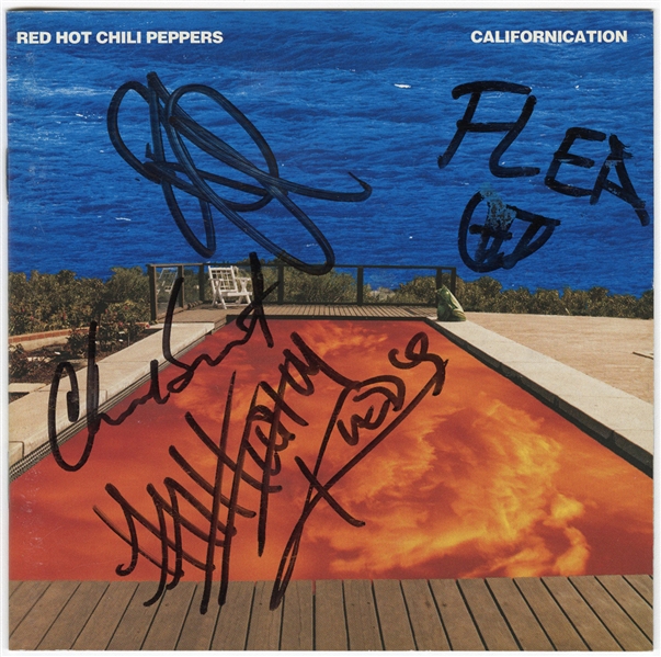 Red Hot Chili Peppers Signed "Californication" CD (REAL)