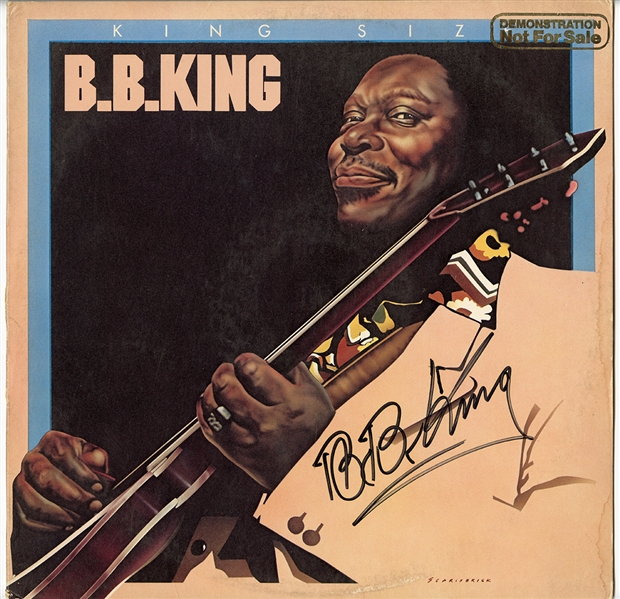 B.B. King Signed "King Sized" Demonstration - Not For Sale Album