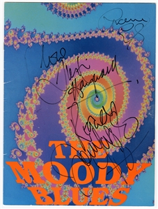 Moody Blues Signed Concert Program