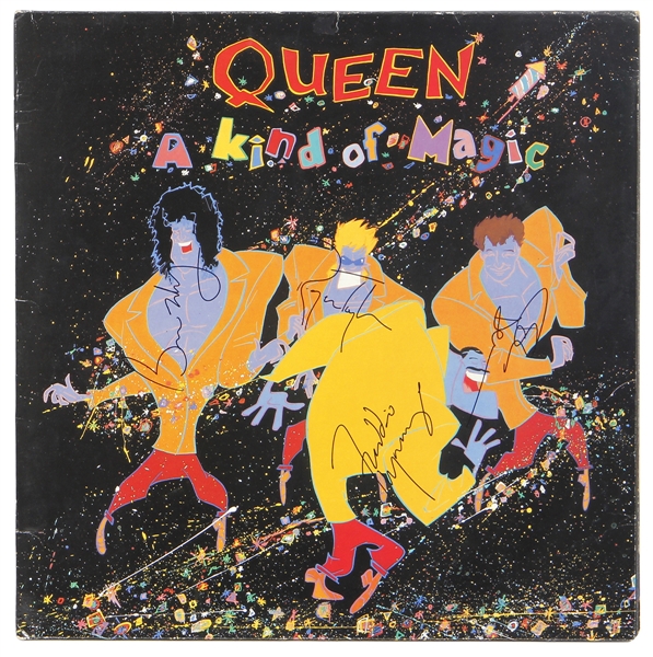 Queen Band Signed “A Kind of Magic” Album (REAL)