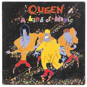 Queen Band Signed “A Kind of Magic” Album (REAL)