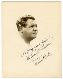 Babe Ruth Signed Original 8x10 Incredible Photograph (JSA)