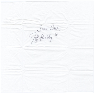 Jeff Buckley Signed Napkin (REAL)