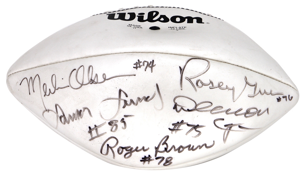 “Fearsome Four” Signed Football