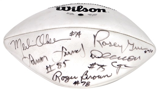 “Fearsome Four” Signed Football