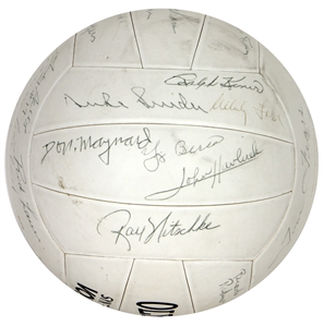 Sports Greats (30) Signed Volleyball - Featuring Duke Snider, Yogi Berra & More