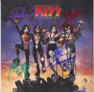 KISS Band Signed “Destroyer” Album (JSA)