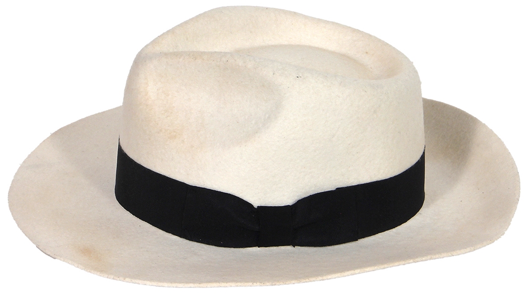 Michael Jackson Owned & Worn Custom Made White Fedora (RGU & MJJ Productions LOA)