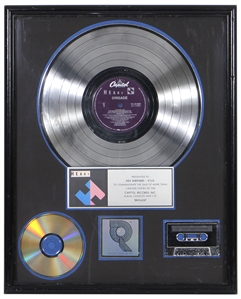 Heart “Brigade” RIAA Platinum Sales Record Award