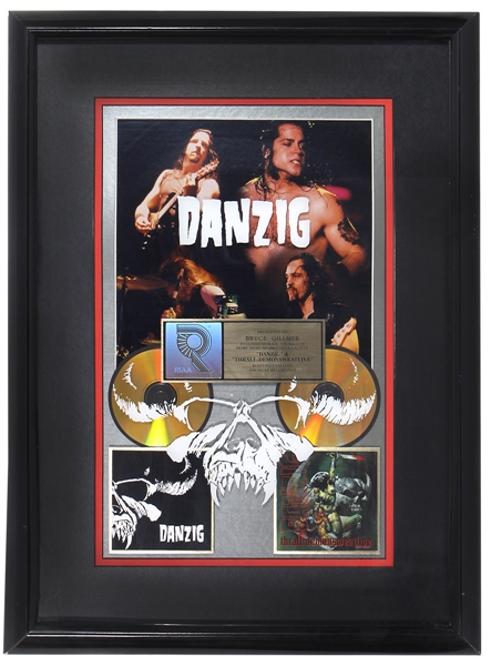 Danzig “Thrall-Demonsweatlive” RIAA Certified Sales Record Award