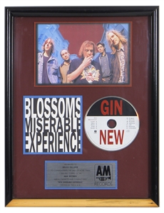 Gin Blossoms “New Miserable Experience” A&M Sales Record Award