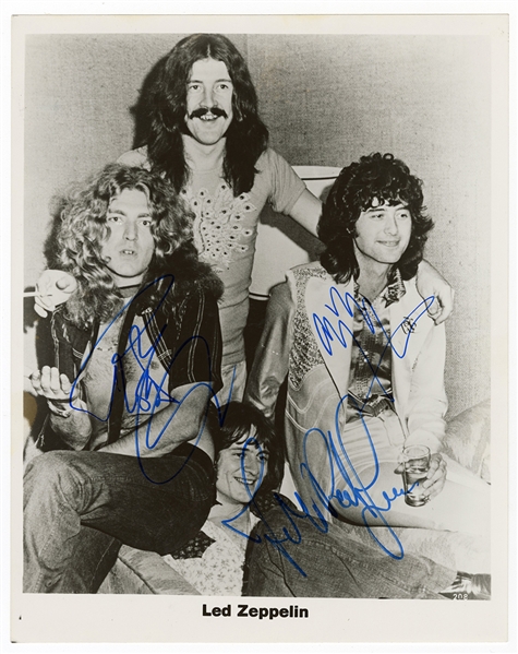 Led Zeppelin Signed Photograph (JSA & REAL)