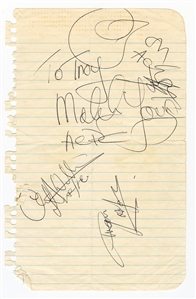 AC/DC Vintage Autographs with Bon Scott (REAL)