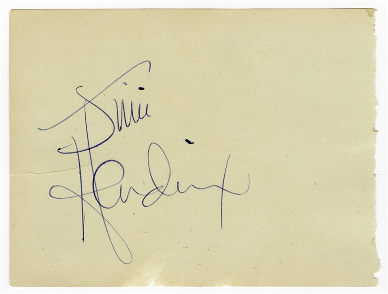 Jimi Hendrix Signed Cut (REAL)