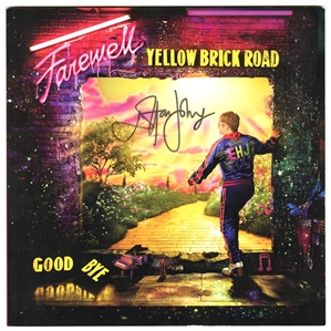 Elton John Signed “Farewell Yellow Brick Road” Program (REAL)