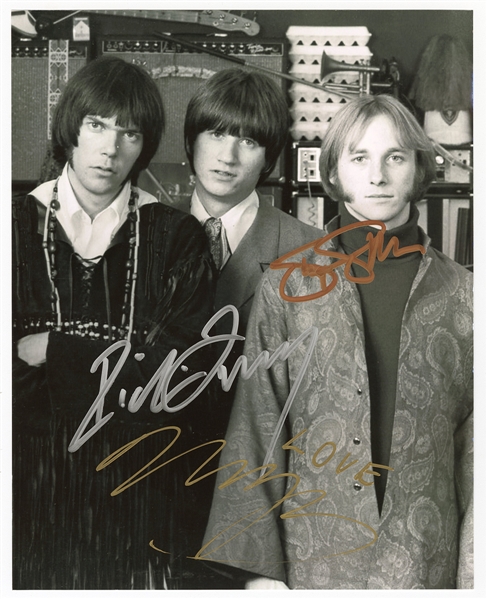 Neil Young & Stephen Stills Signed Photograph (REAL)