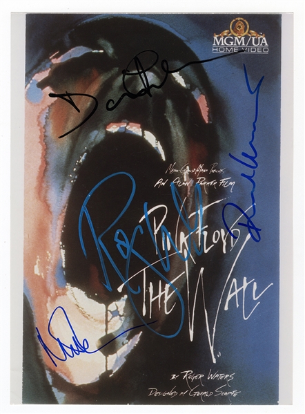 Pink Floyd Band Signed “The Wall” Print (REAL)