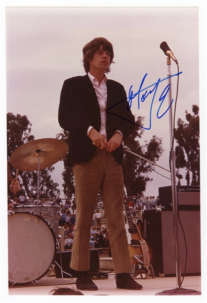 Mick Jagger Signed Oversized Photograph (JSA & REAL)