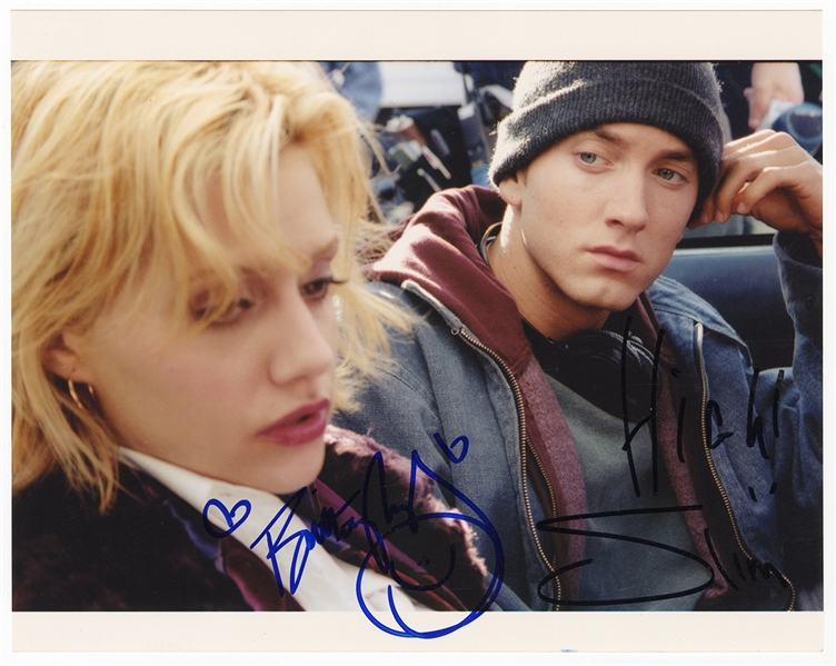 Eminem & Brittany Murphy Signed “8 Mile” Photograph