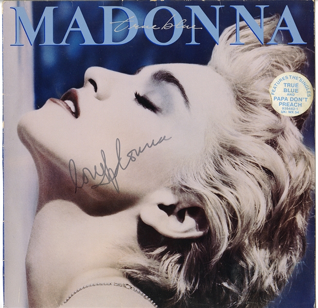 Madonna Signed “True Blue” Album (REAL)