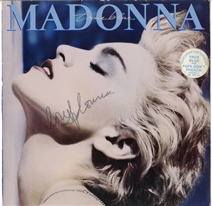 Madonna Signed “True Blue” Album (REAL)