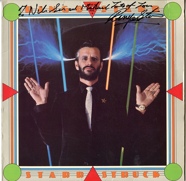 Ringo Starr Signed “Starr Struck” Album (REAL)