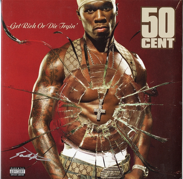 50 Cent Signed “Get Rich Or Die Tryin” Album (Beckett)