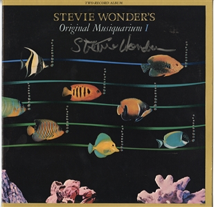 Stevie Wonder Signed “Original Musiquarium I” Album (JSA)