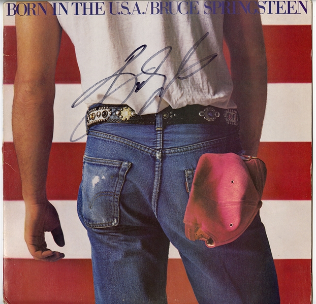 Bruce Springsteen Signed “Born in the U.S.A.” Album (REAL)