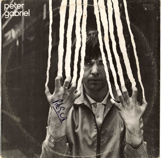 Peter Gabriel Signed “Peter Gabriel” Album (JSA)