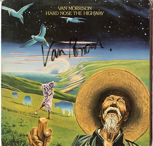 Van Morrison Signed “Hard Rose, The Highway” Album